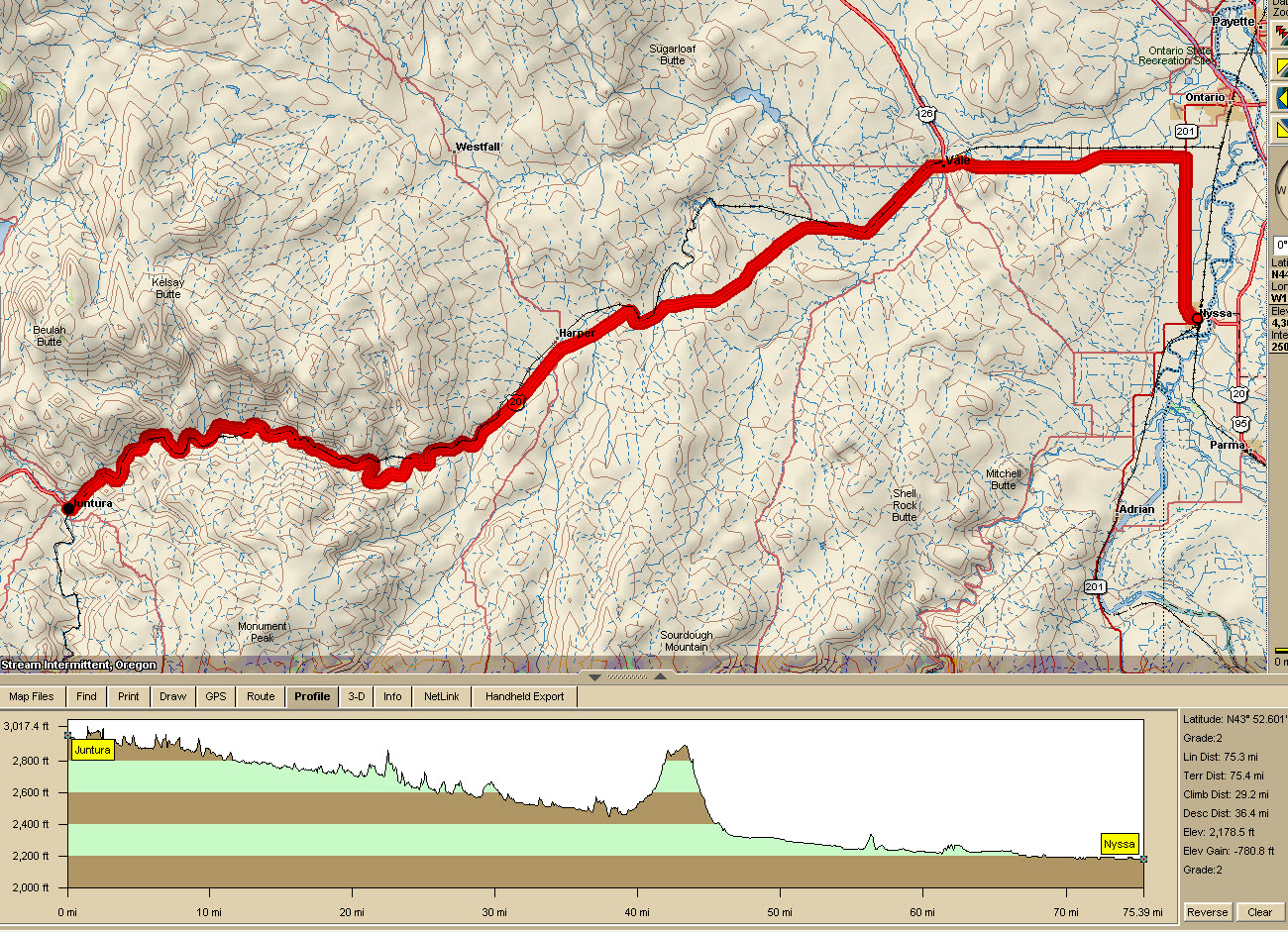 » Routes , a cycle trip across the USA
